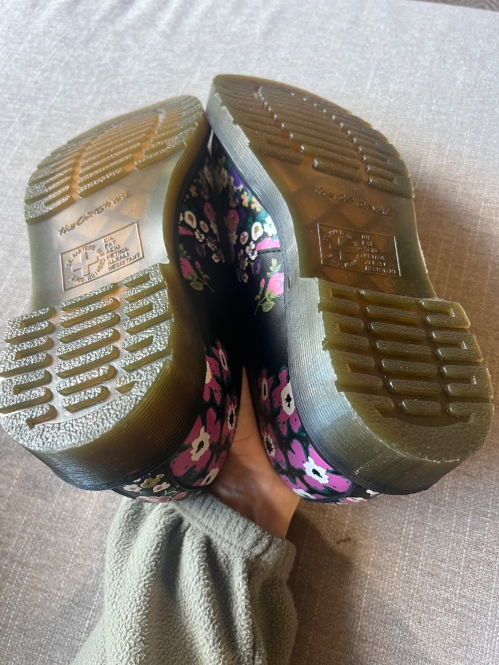 Dr. Martens Black Floral Mary Jane Flats - Picture 4 of 8